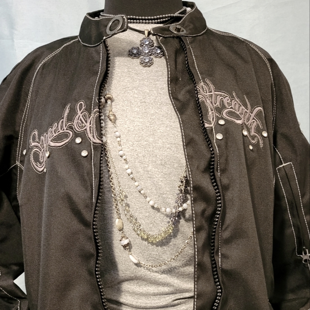 Speed & Strength Angel Wings Moto Jacket XL